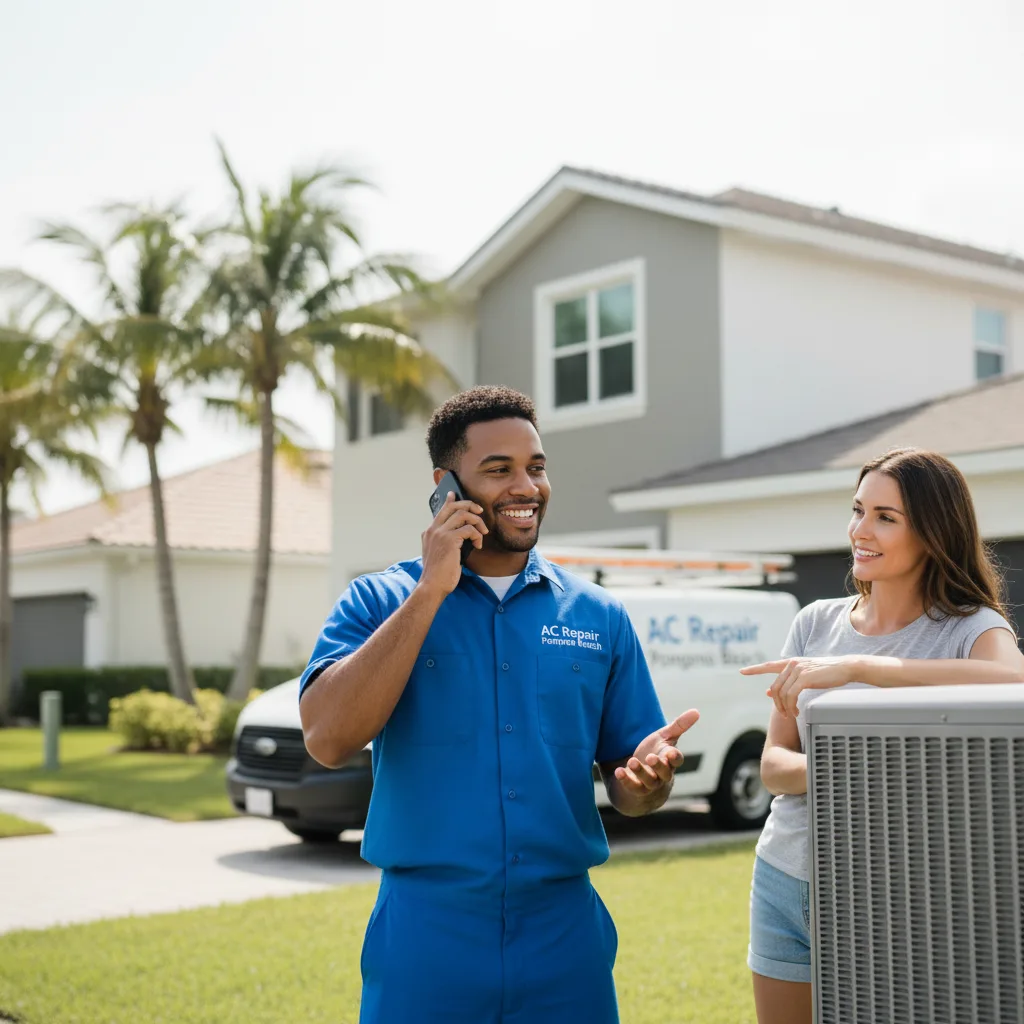 AC Repair Pompano Beach customer support in Garrett